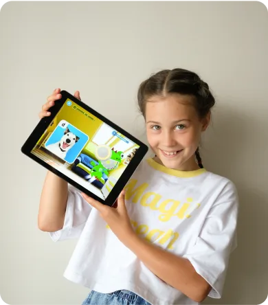 Girl With Ipand Front